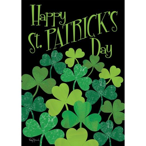 Shamrocks Garden Flag Double-sided