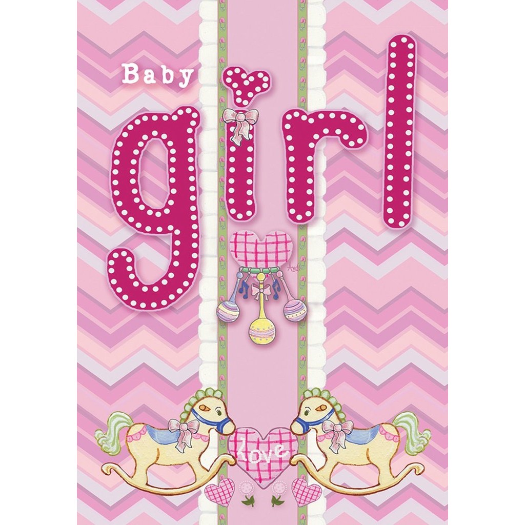 Baby Girl Garden Flag