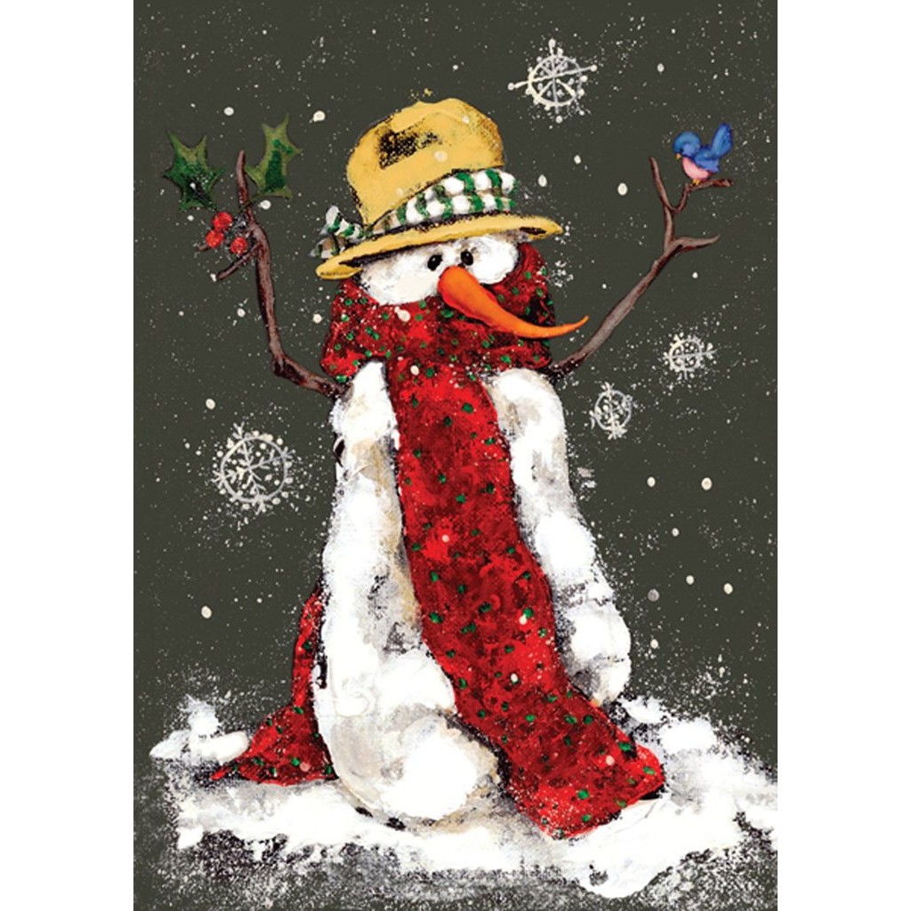 Red Scarf Garden Flag