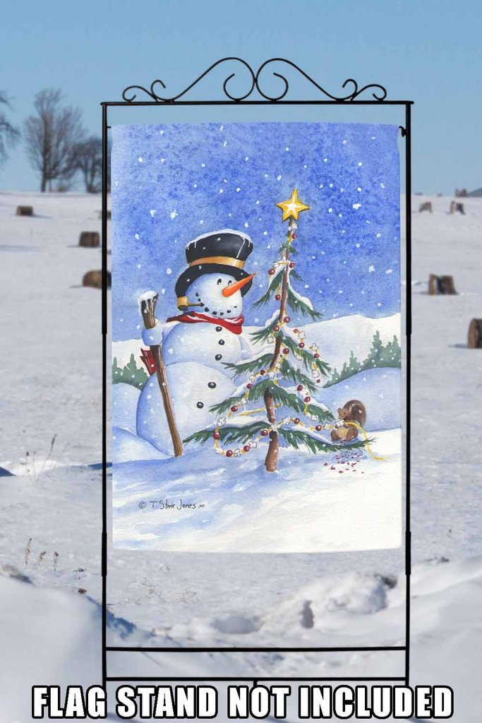 Snowtime Garden Flag (12.5 x 18") - Image 3