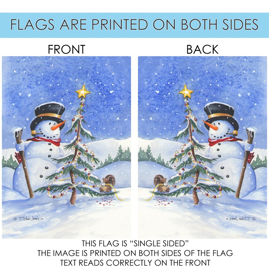 Snowtime Garden Flag (12.5 x 18") - Image 4