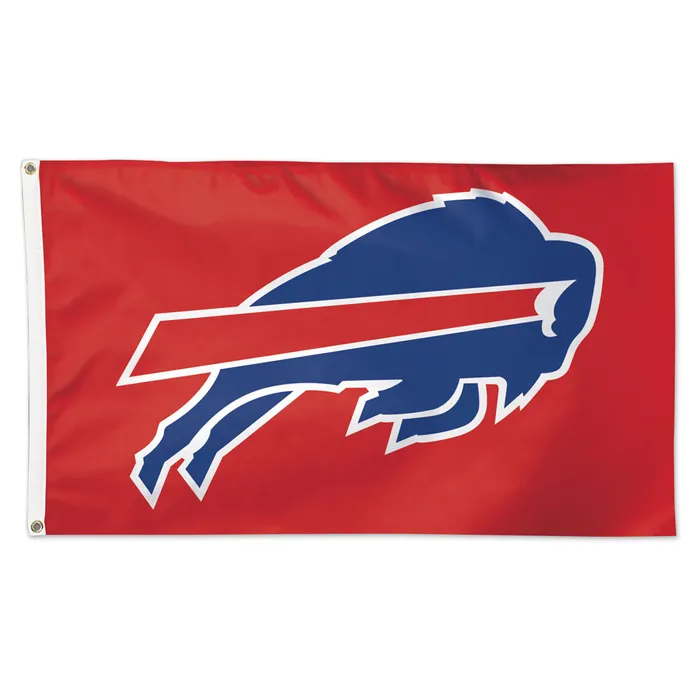 Buffalo Bills Red background Flag - Deluxe 3' X 5'